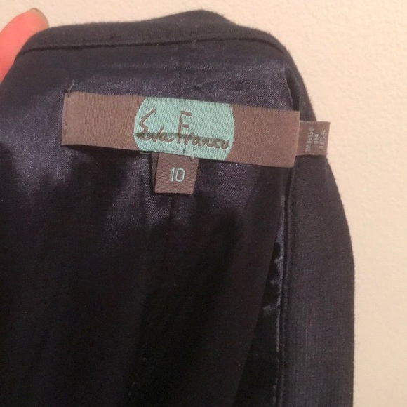 New Eva Franco Tweed Fringe skirt sz 10 - Picture 6 of 8